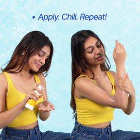 Cooling Body Gel Sunscreen | SPF 50+ PA+++ | -5°C Instant Cooling | 100 ml