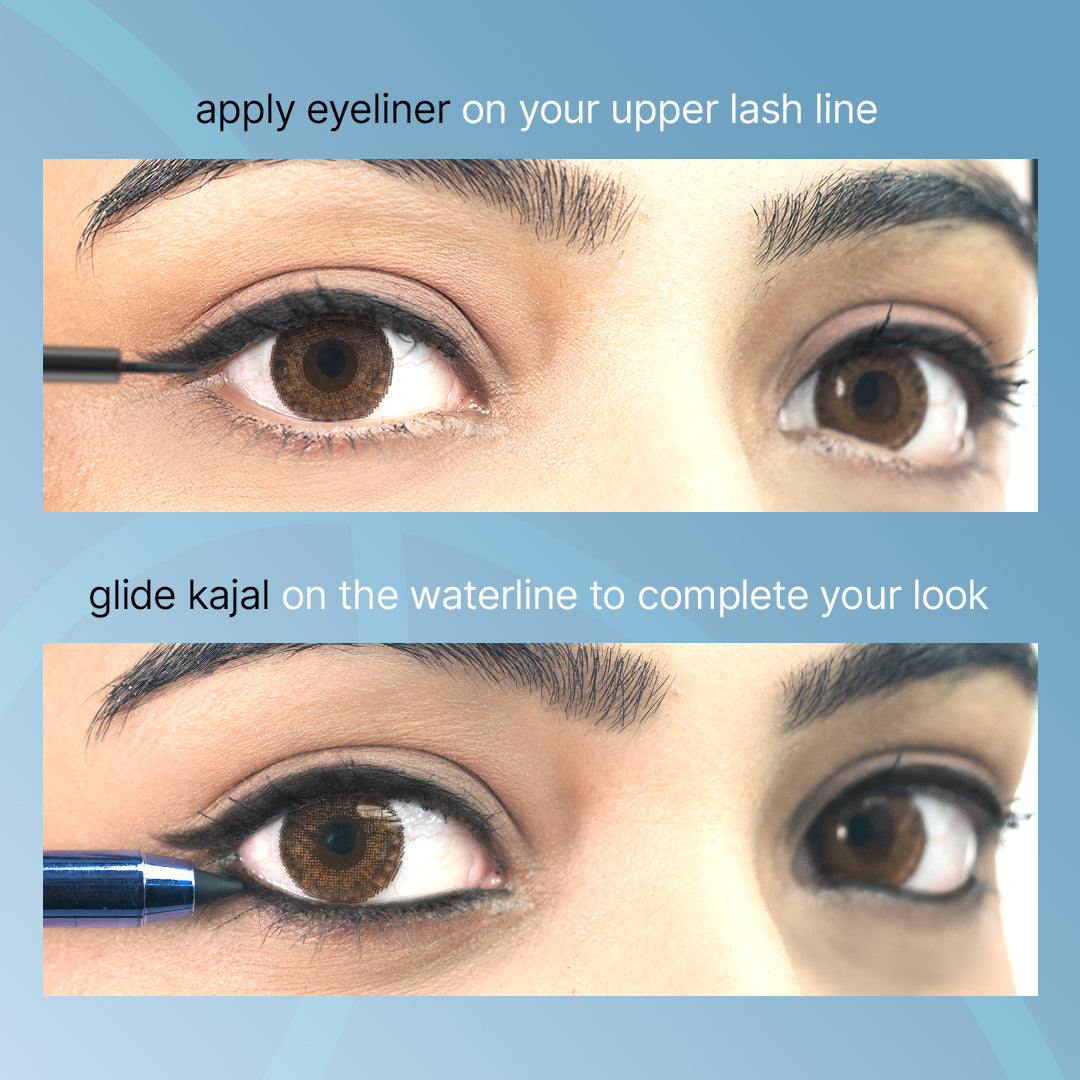 Dark Spell Combo Pack of 2 | Kohl Pencil & Eyeliner