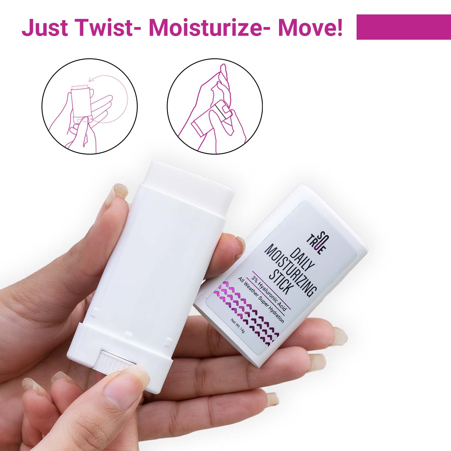 Daily Moisturizing Stick with 3% Hyaluronic Acid 14 g