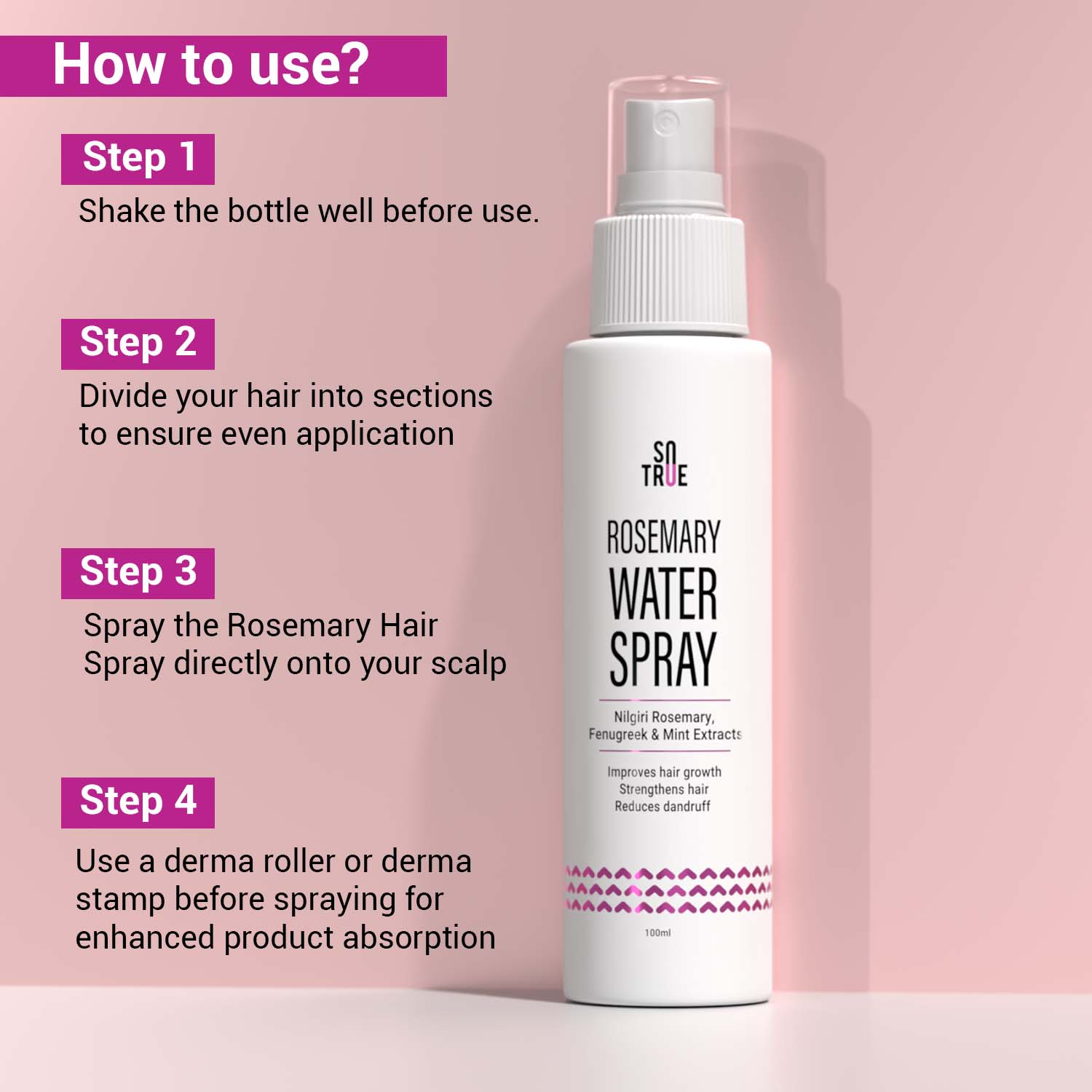 Rosemary Hair Water Spray