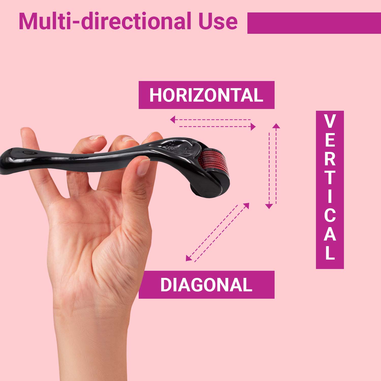 Derma Roller | 540 0.5mm Stainless Steel Needles