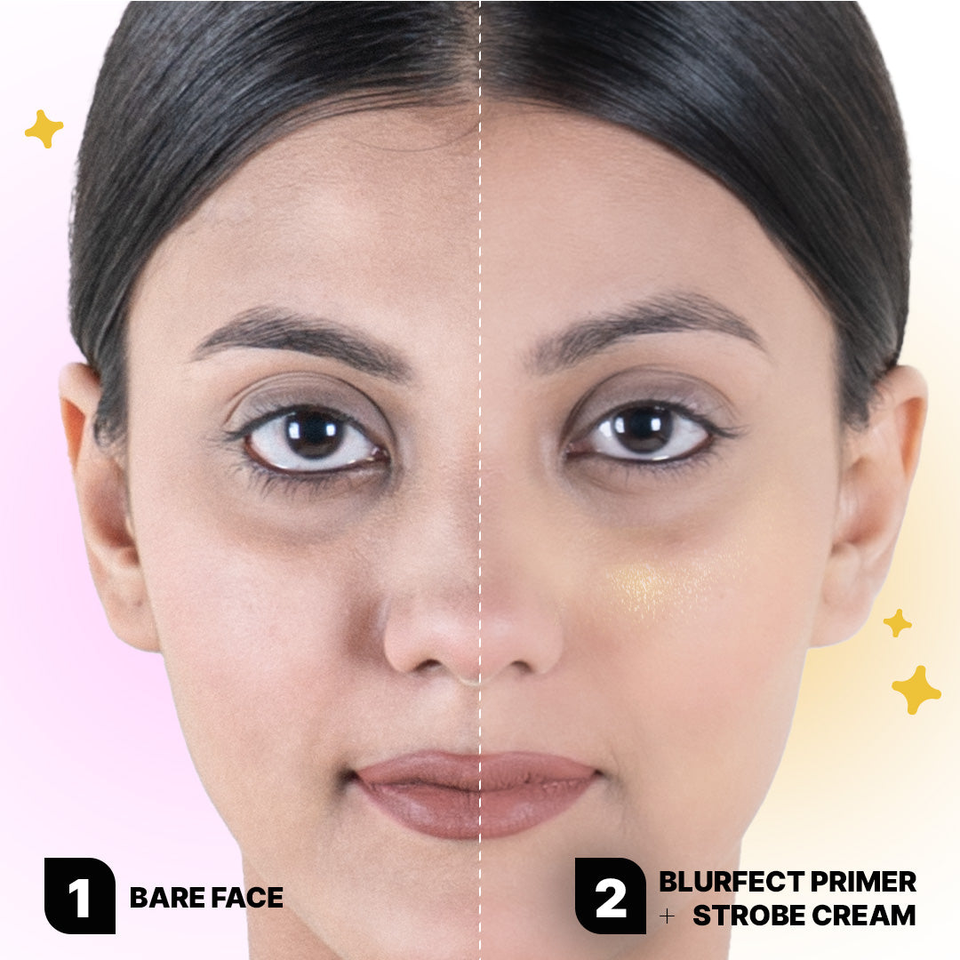 Prep & Glow Combo | Blurify Filter Primer & Strobe Cream (Gold)