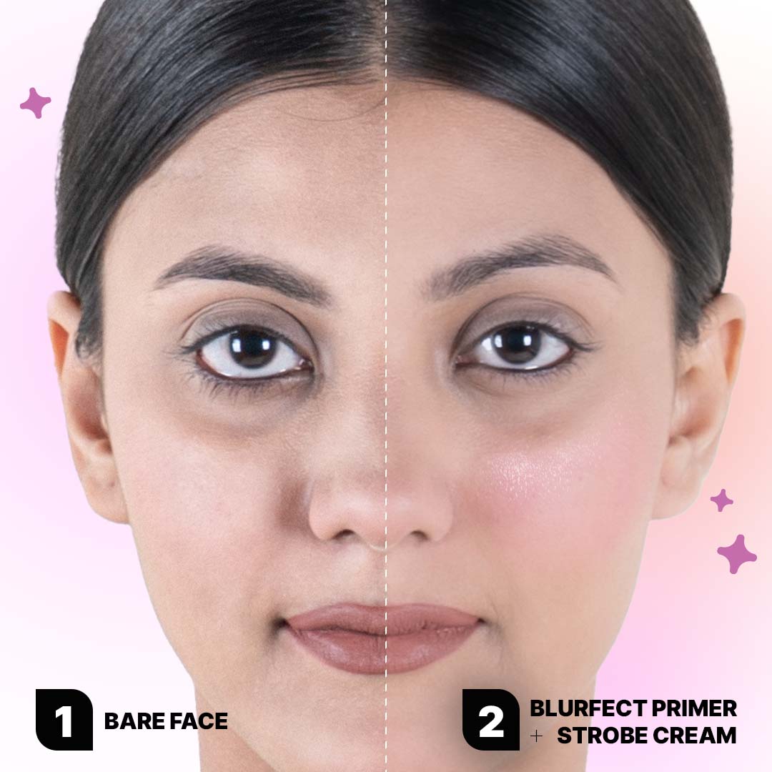 Prep & Glow Combo | Blurify Filter Primer & Strobe Cream (Pink)