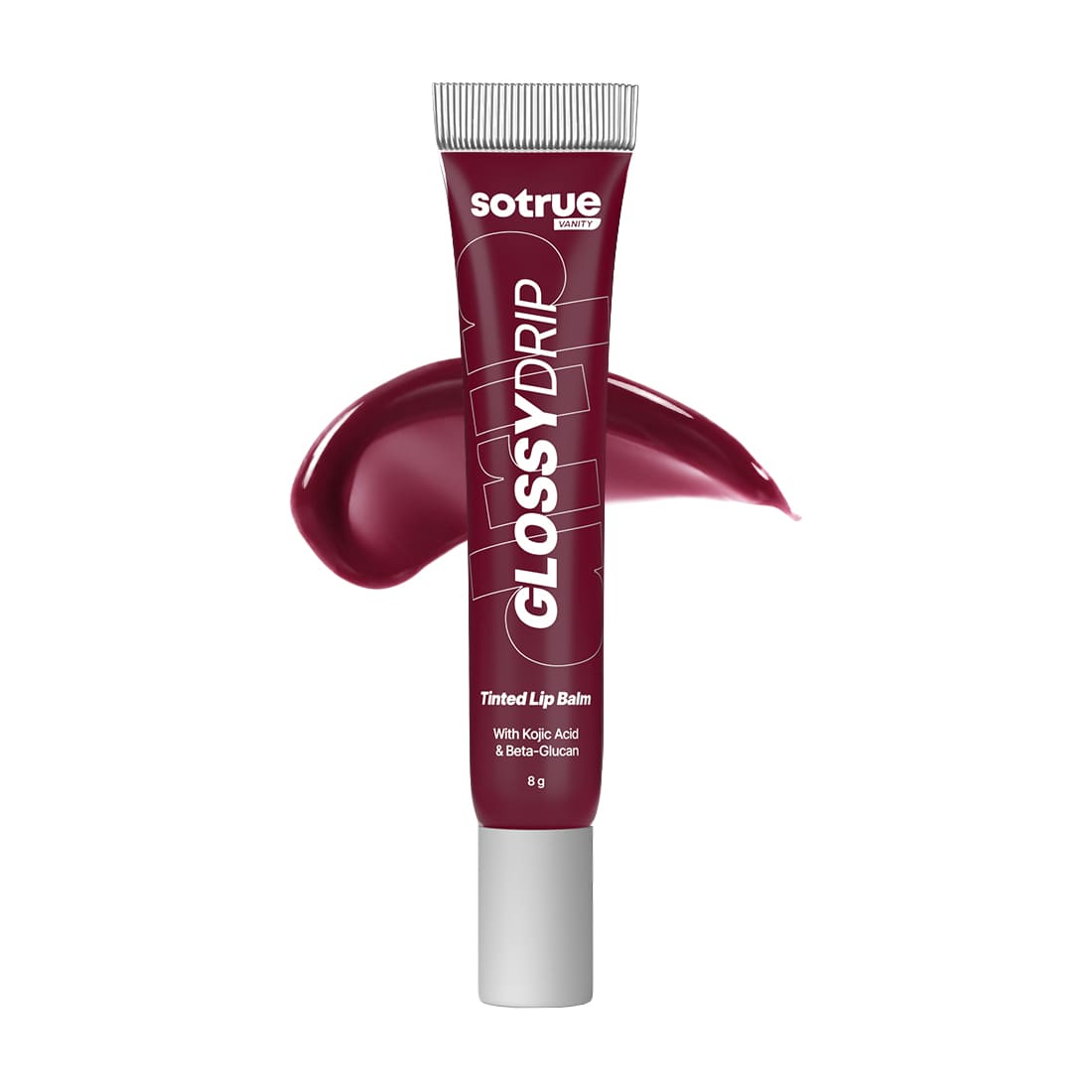 Sotrue Glossy Drip Tinted Lip Balm | Juicy Glossy Finish & Lip-Hydration | Non-Sticky Lip Balm for Pigmented, Dry, Chapped Lips