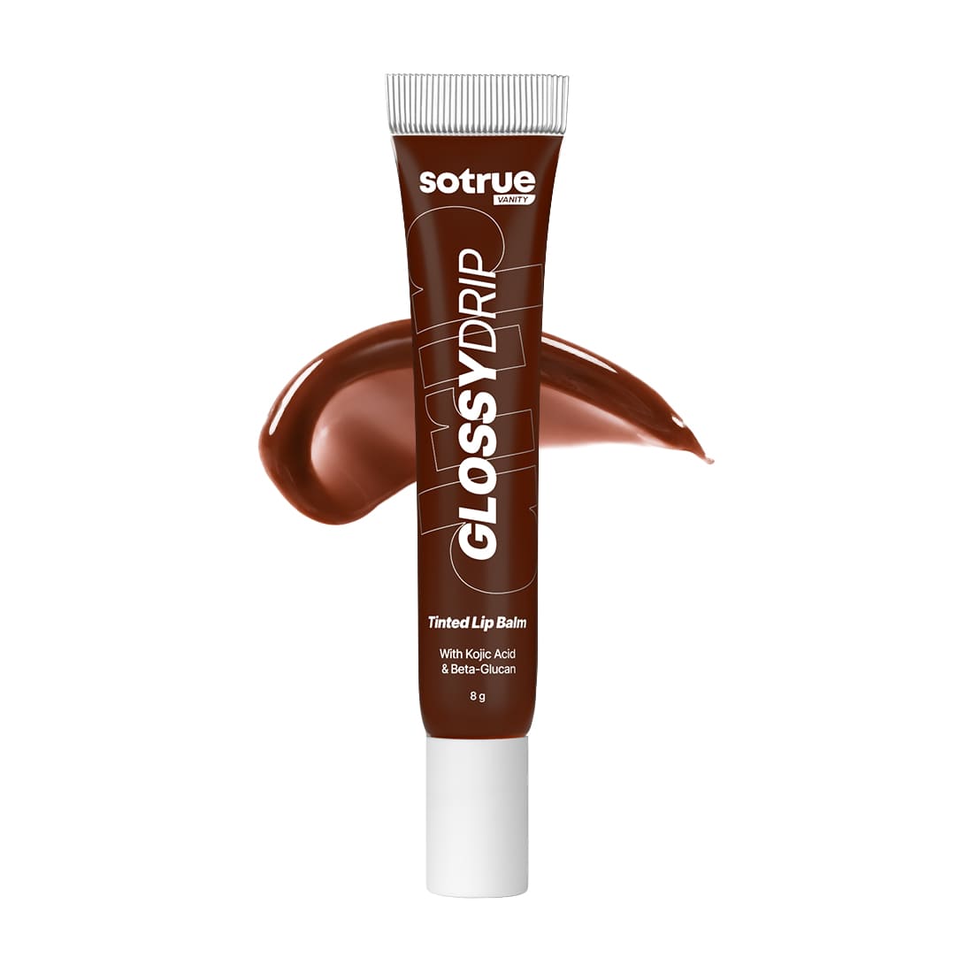 Sotrue Glossy Drip Tinted Lip Balm | Juicy Glossy Finish & Lip-Hydration | Non-Sticky Lip Balm for Pigmented, Dry, Chapped Lips