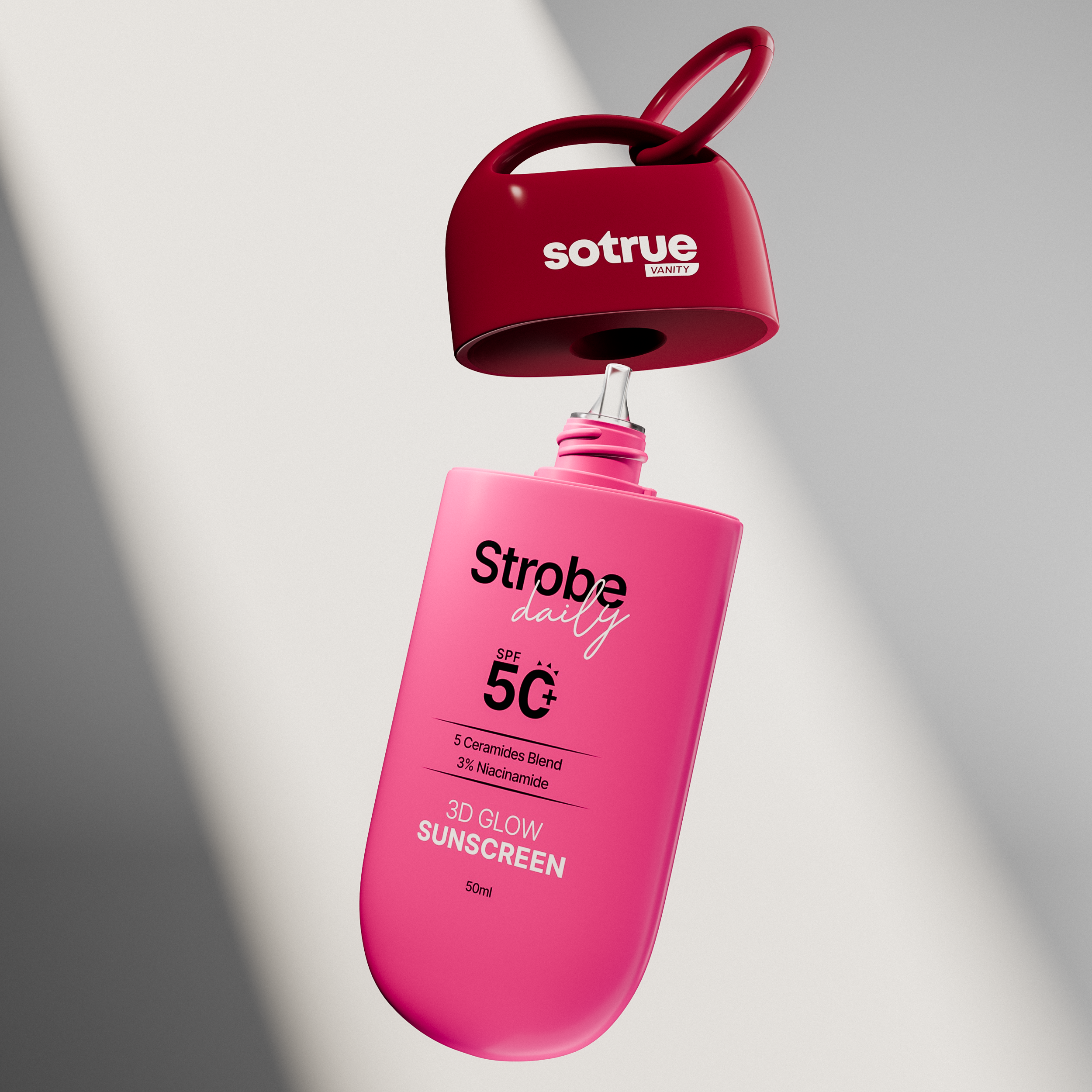 Daily Strobe Cream with SPF 50+ | Rose Gold