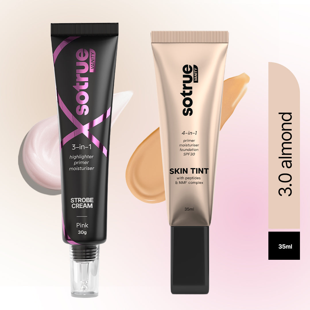 Go-to Glow Combo | Strobe Cream Pink & Skin Tint