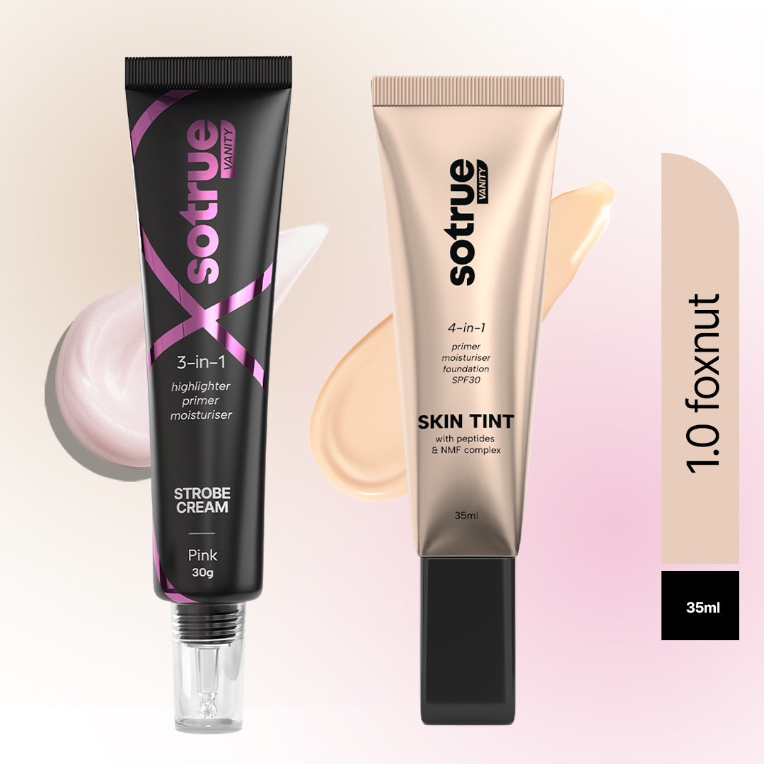 Go-to Glow Combo | Strobe Cream Pink & Skin Tint