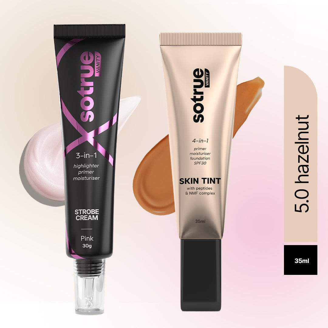 Go-to Glow Combo | Strobe Cream Pink & Skin Tint