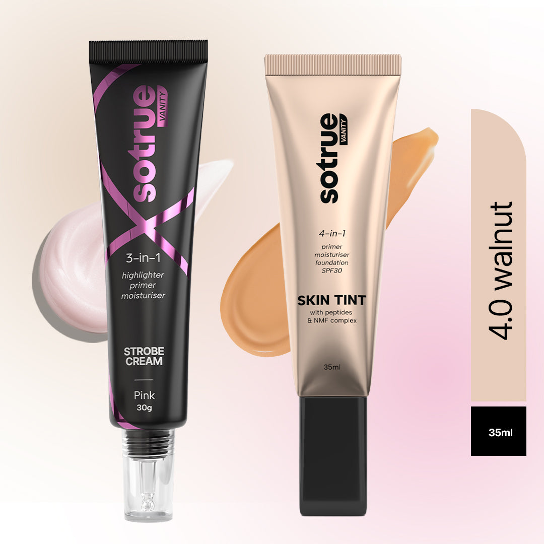 Go-to Glow Combo | Strobe Cream Pink & Skin Tint