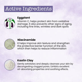 Egg Plant Cleansing Face Mask Stick