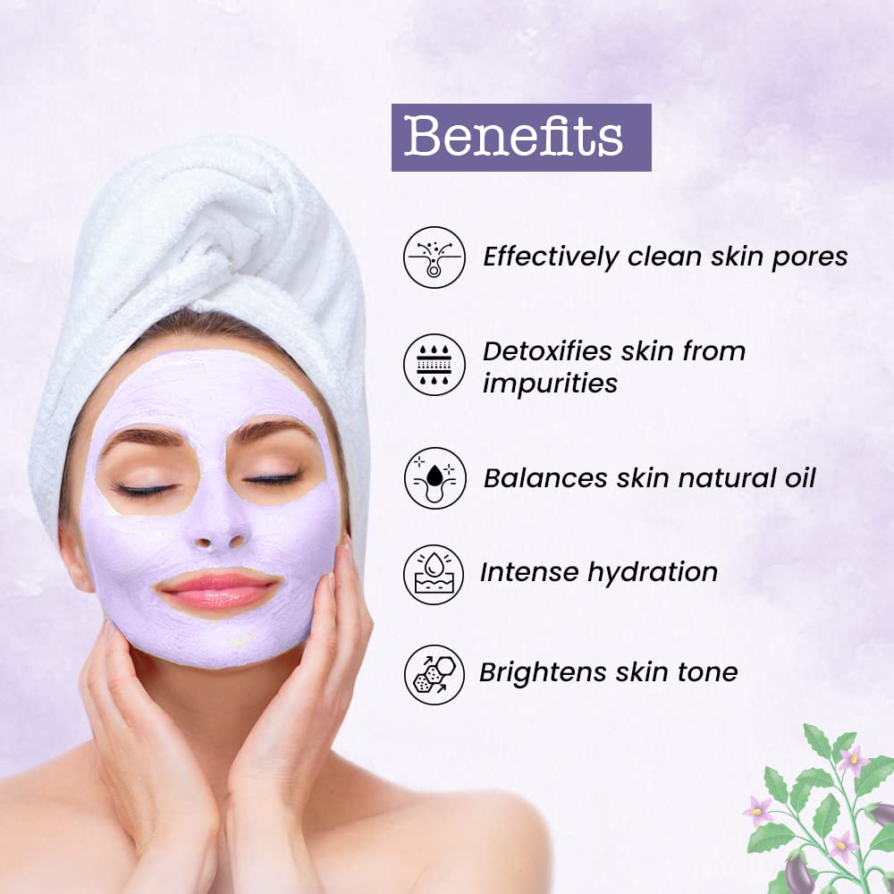 Egg Plant Cleansing Face Mask Stick