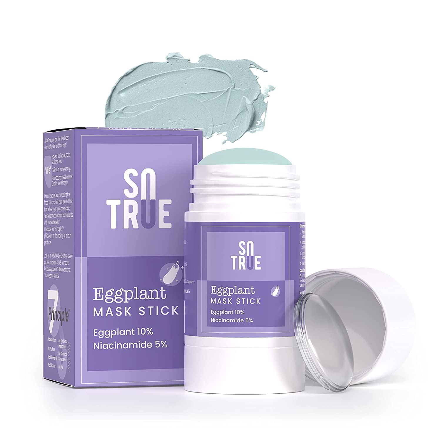 Egg Plant Cleansing Face Mask Stick