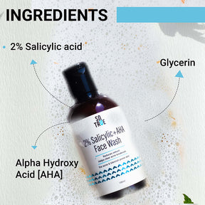 Salicylic Face Care Duo | Salicylic Acid Face Mask Stick & Salicylic + AHA Face Wash