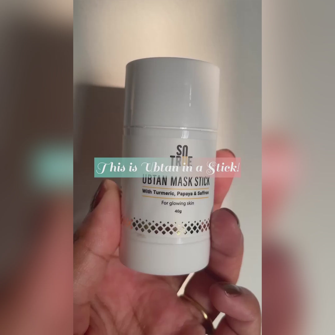 Ubtan Face Mask Stick with Turmeric & Saffron 40 g